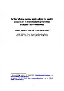 Support Vector Machines