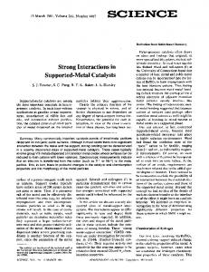 Supported-Metal Catalysts