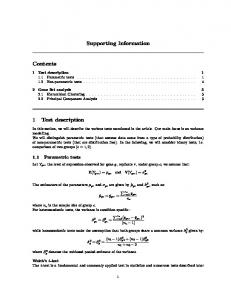 Supporting Information Contents 1 Test description - PLOS