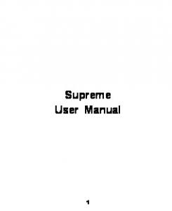 Supreme User Manual - ZTE USA