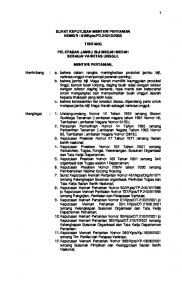 surat keputusan menteri pertanian - Peraturan Perundang ...