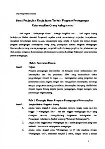 Surat Perjanjian Kerja Sama Terkait Program Pemagangan ...