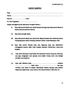 SURAT SUMPAH - Lembaga Hasil Dalam Negeri