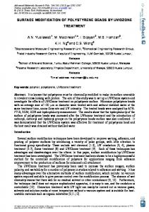 SURFACE MODIFICATION OF POLYSTYRENE ...