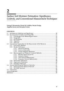 Surface Soil Moisture Estimation