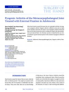 surgery of the hand - KoreaMed Synapse