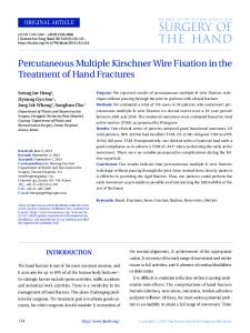 surgery of the hand - KoreaMed Synapse