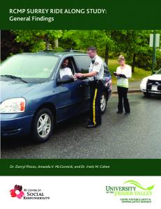 Surrey Ride Along Study Report--AH - UFV