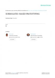 surrogates-based prototyping