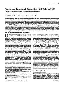 Surveillance Cells and NK Cells - The Journal of Immunology