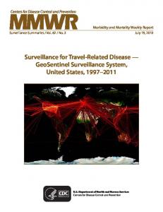 Surveillance for Travel-Related Disease - Centers for Disease Control ...