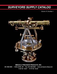 SURVEYORS SUPPLY CATALOG