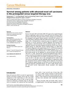 Survival among patients with advanced renal ... - Wiley Online Library