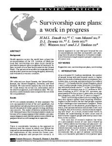 Survivorship care plans - Semantic Scholar