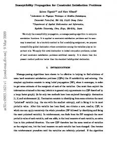 Susceptibility Propagation for Constraint Satisfaction Problems