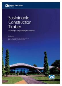 Sustainable Construction Timber - Forestry Commission