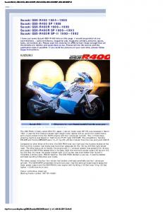 Suzuki GSX-R, GSX-R400, GSX-R400SP, GSX-R400R, GSX ...