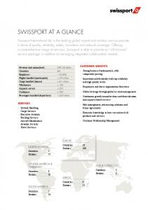 SwiSSport at a glance