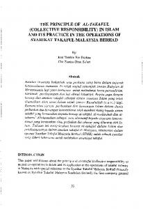 SYARIKAT TAKAFUL MALAYSIA BERHAD