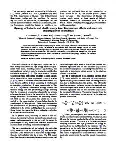 Synergy of inelastic and elastic energy loss: Temperature ... - OSTI.gov