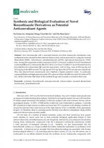 Synthesis and Biological Evaluation of Novel