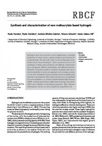 Synthesis and characterization of new