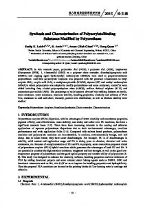 Synthesis and Characterization of