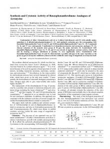 Synthesis and Cytotoxic Activity of ... - Semantic Scholar