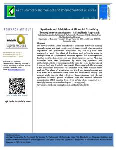 Synthesis and Inhibition of Microbial Growth by ... - Allied Academies