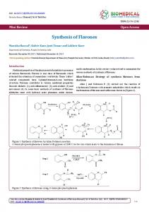 Synthesis of Flavones - BJSTR