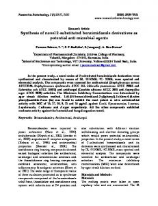 Synthesis of novel 2-substituted benzimidazole derivatives as