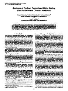 Synthesis of Optimal Control and Flight Testing of an