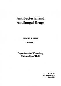 Synthetic antibacterial agents - Semantic Scholar