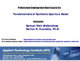 Synthetic Aperture Radar - ATI