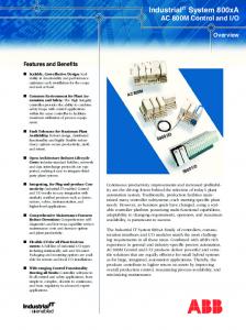 System 800xA Control and I/O Overview