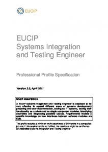 Systems Integration & Testing Engineer