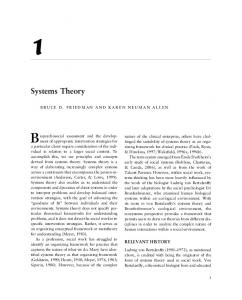 Systems Theory - Corwin