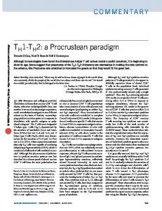 T 1-T 2: a Procrustean paradigm - Nature