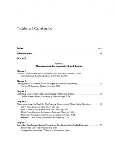 Table of Contents - IGI Global