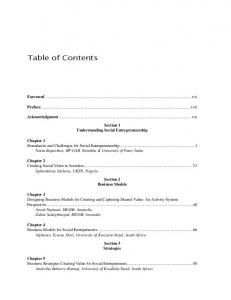 Table of Contents - IGI Global