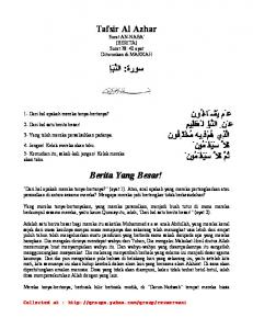 Tafsir Al Azhar Juz 30 - IKRAM