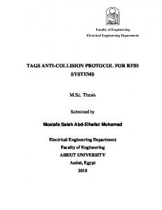 TAGS ANTI-COLLISION PROTOCOL FOR RFID