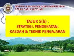 TAJUK 2 : PENGAJARAN DAN PEMBELAJARAN - Amaljaya.com