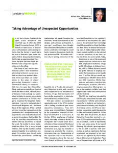 Taking Advantage of Unexpected Opportunities - IEEE Xplore