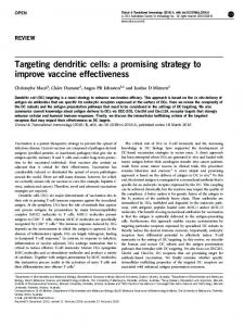 Targeting dendritic cells