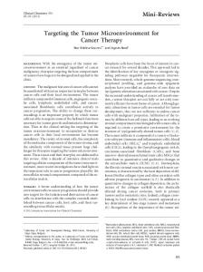 Targeting the Tumor Microenvironment for Cancer ... - Semantic Scholar