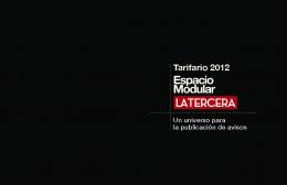 Tarifario 2012 - La Tercera