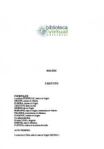 TARTUFO - Biblioteca Virtual Universal