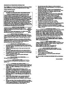 Tasigna (nilotinib) Capsules Label - FDA