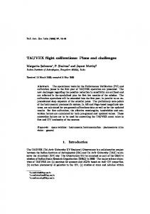 TAUVEX flight calibrations: Plans and challenges - Astronomical ...